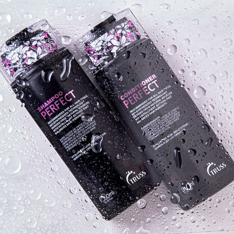 Kit TRUSS Perfect + Uso Obrigatório Oil Mini, 3 produtos.