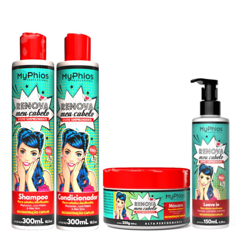 Kit Completo - Renova Meu Cabelo - MyPhios