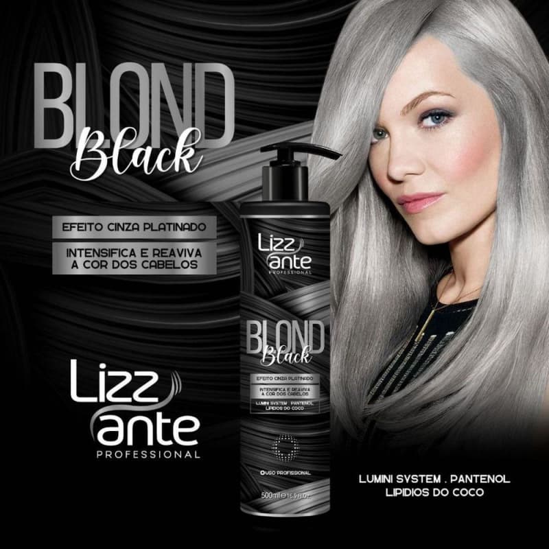 Tinta Platinum Acinzentado P/ Cabelo Loiro Platinado Lindo