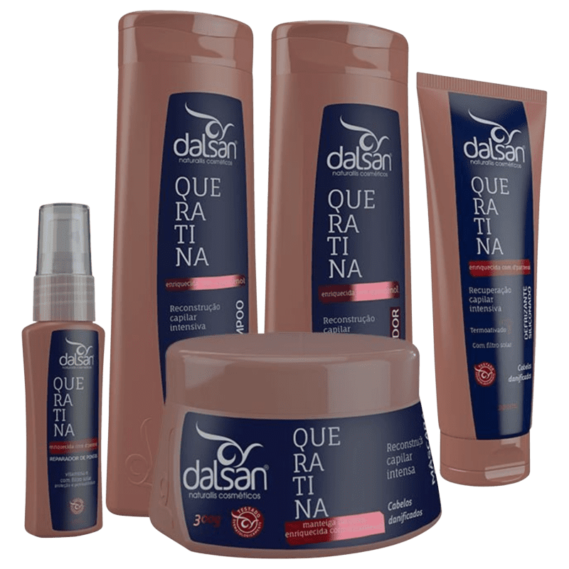 Kit Dalsan Cosméticos Queratina (5 Produtos)