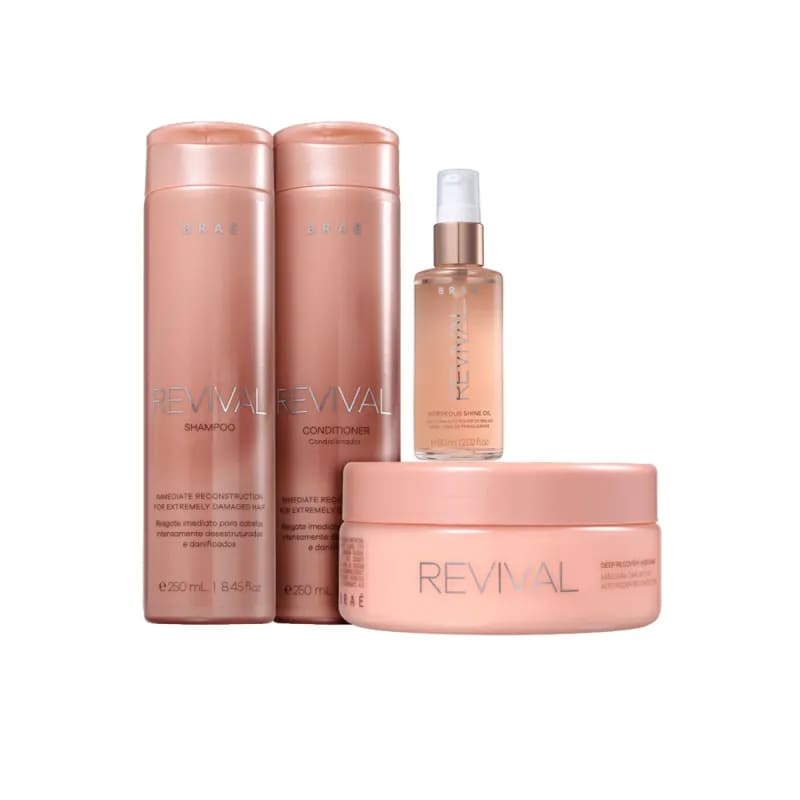 Kit Braé Revival Four (4 Produtos) Menor preço em Kit Braé Revival Four (4 Produtos)