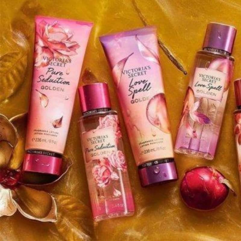 Victoria's Secret Bare Vanilla Golden Mist and Body Lotion Set