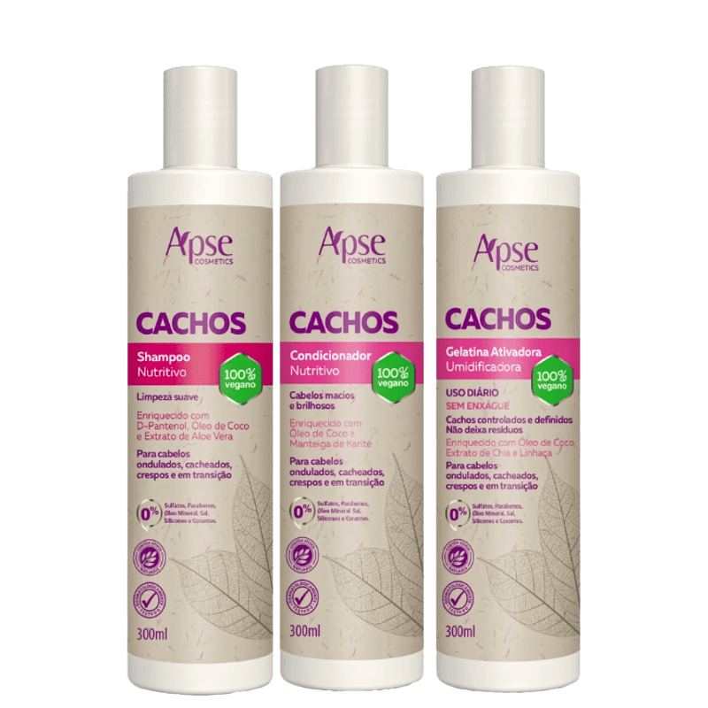 Shampoo Natural Vegano - Cabelo Cacheado - Multi Vegetal