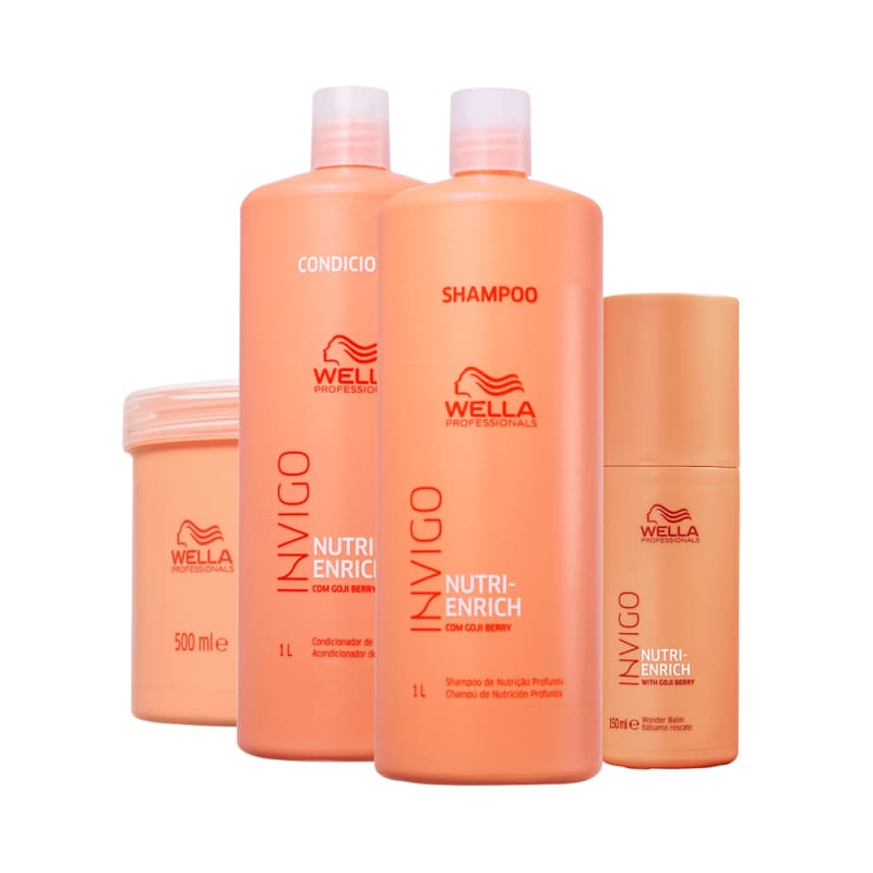 Kit Wella Professionals Invigo Nutri-Enrich Combo (4 Produtos) Menor preço em Kit Wella Professionals Invigo Nutri-Enrich Combo (4 Produtos)