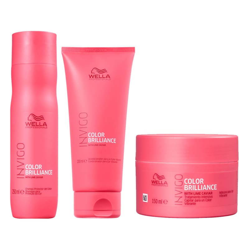 KIT WELLA PRO INV BRILLIANCE SH 250 + CD 200 + MASC 150 KITS Menor preço em KIT WELLA PRO INV BRILLIANCE SH 250 + CD 200 + MASC 150 KITS