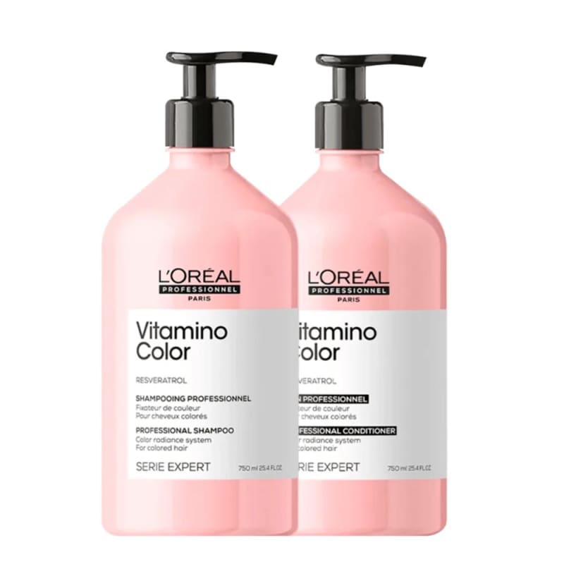 Kit Loreal Vitamino Color Shampoo E Condicionador 750ml.