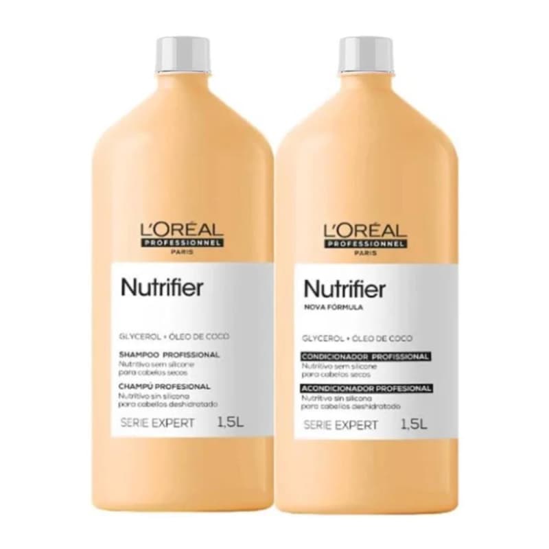 KIT LOREAL NUTRIFIER SHAMPOO 1500ML E CONDICIONADOR 1500ML