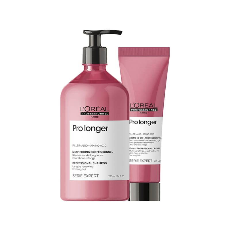 Kit L'Oréal Professionnel Pro Longer Dupla (2 Produtos) Menor preço em Kit L'Oréal Professionnel Pro Longer Dupla (2 Produtos)