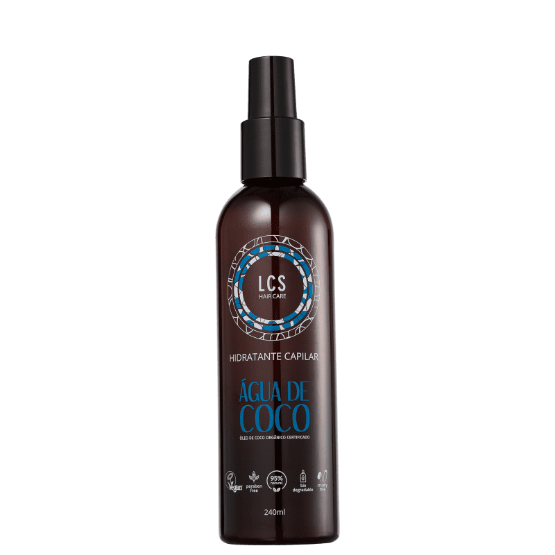 LCS Hair Care Água De Coco - Hidratante Capilar 240ml