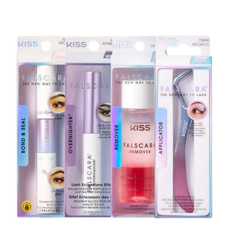 Kit Extensão de Cílios Kiss New York Falscara Menor preço em Kit Extensão de Cílios Kiss New York Falscara
