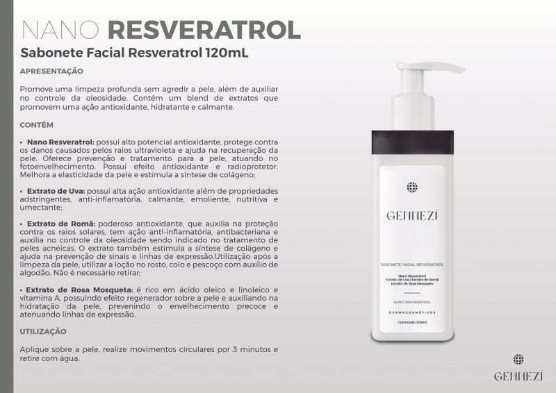 A imagem apresenta a parte da frente da embalagem e um texto sobre suas características, ativos e modo de uso. As informações estão na descrição do produto.