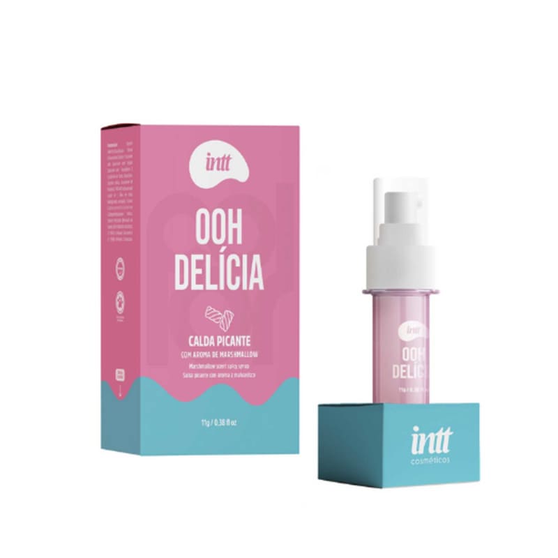 Óleo para Massagem Intt Ooh Delícia Calda Picante Marshmallow  11g