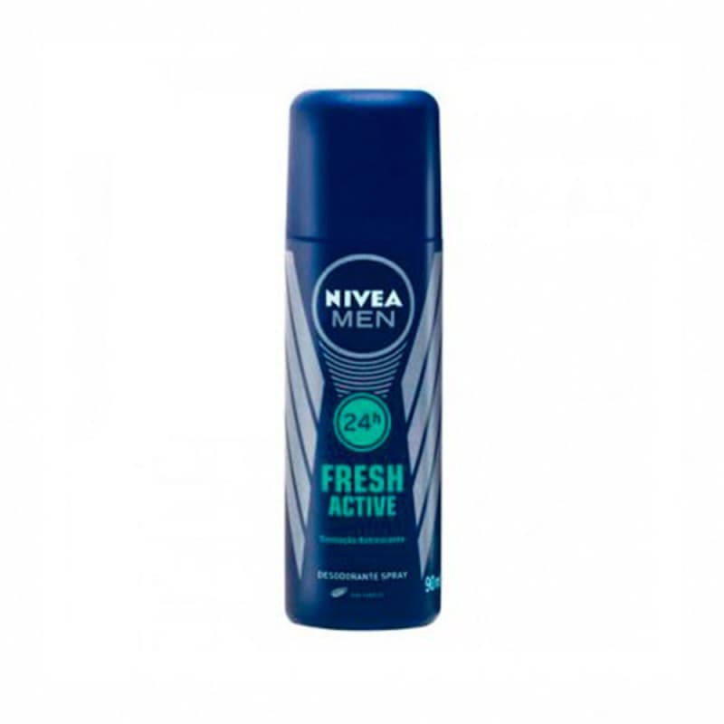 NIVEA MEN Fresh Active - Desodorante Spray Masculino 90ml Menor preço em NIVEA MEN Fresh Active - Desodorante Spray Masculino 90ml