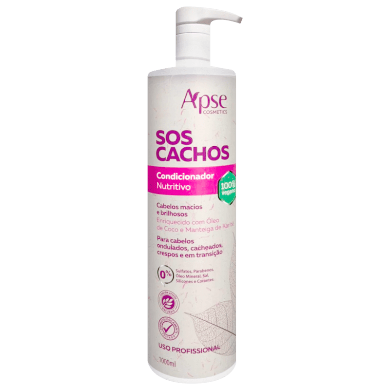 Apse Cosmetics SOS Cachos - Condicionador Nutritivo 1L