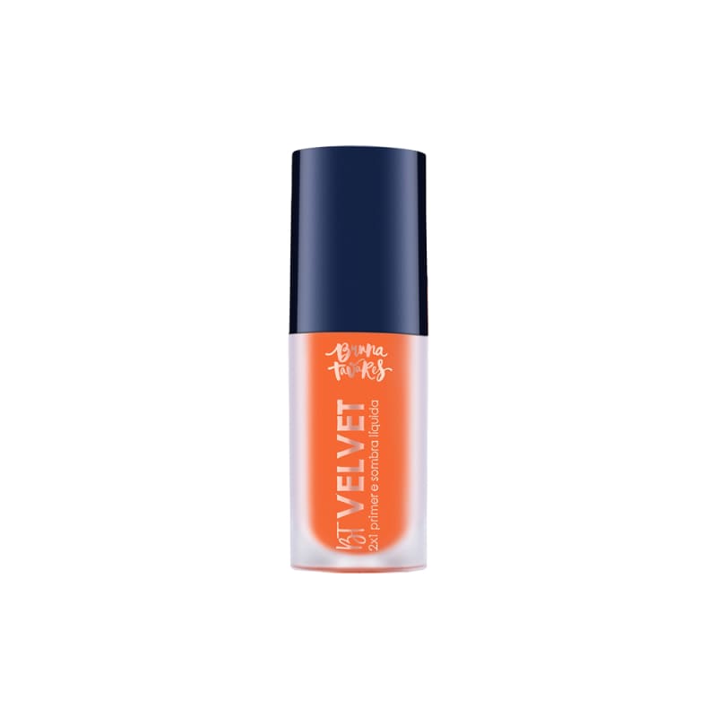 Primer e sombra líquida bruna tavares 2x1 bt velvet tangerine 6ml