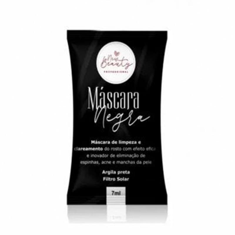 Máscara Facial New Beauty Negra Sachê 7ml Menor preço em Máscara Facial New Beauty Negra Sachê 7ml
