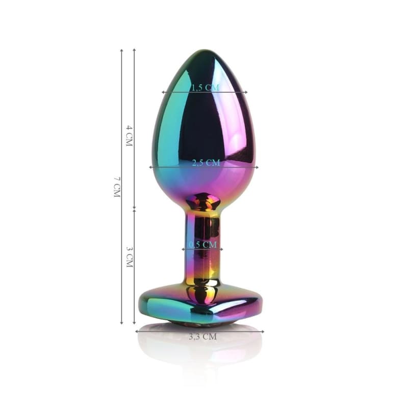 Plug Anal Métal Rainbow Rosebud Filippi Taille L - Wooomy - Multicolore, Hypoallergénique, Livraison Discrète