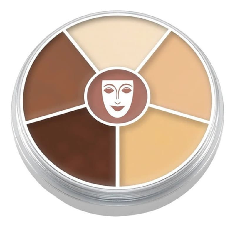 Kryolan Concealer Circle Camuflagem 40g Modelo Usa