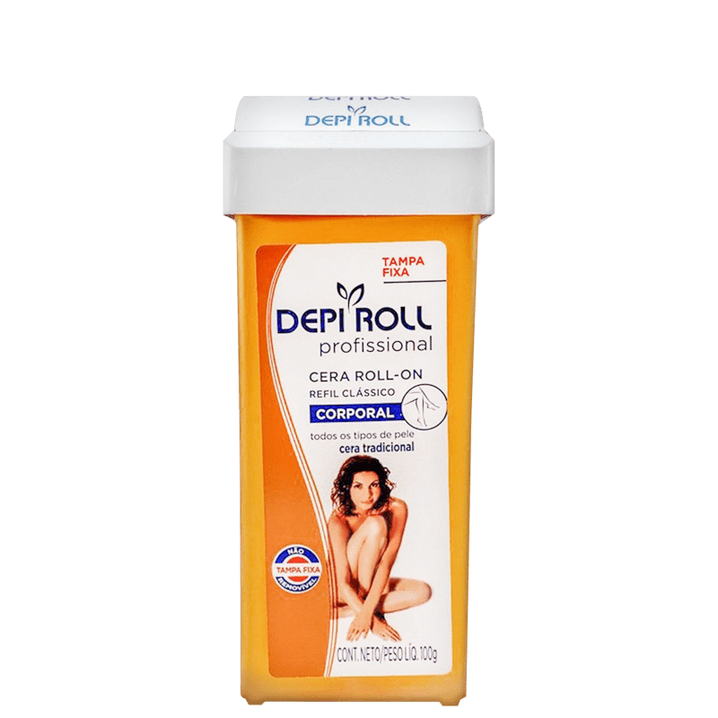 DepiRoll Roll On Amarelo Tradicional - Cera Depilatória Refil 100g Menor preço em DepiRoll Roll On Amarelo Tradicional - Cera Depilatória Refil 100g