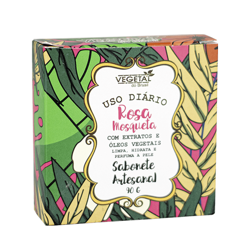 Vegetal do Brasil Rosa Mosqueta - Sabonete em Barra 90g Menor preço em Vegetal do Brasil Rosa Mosqueta - Sabonete em Barra 90g