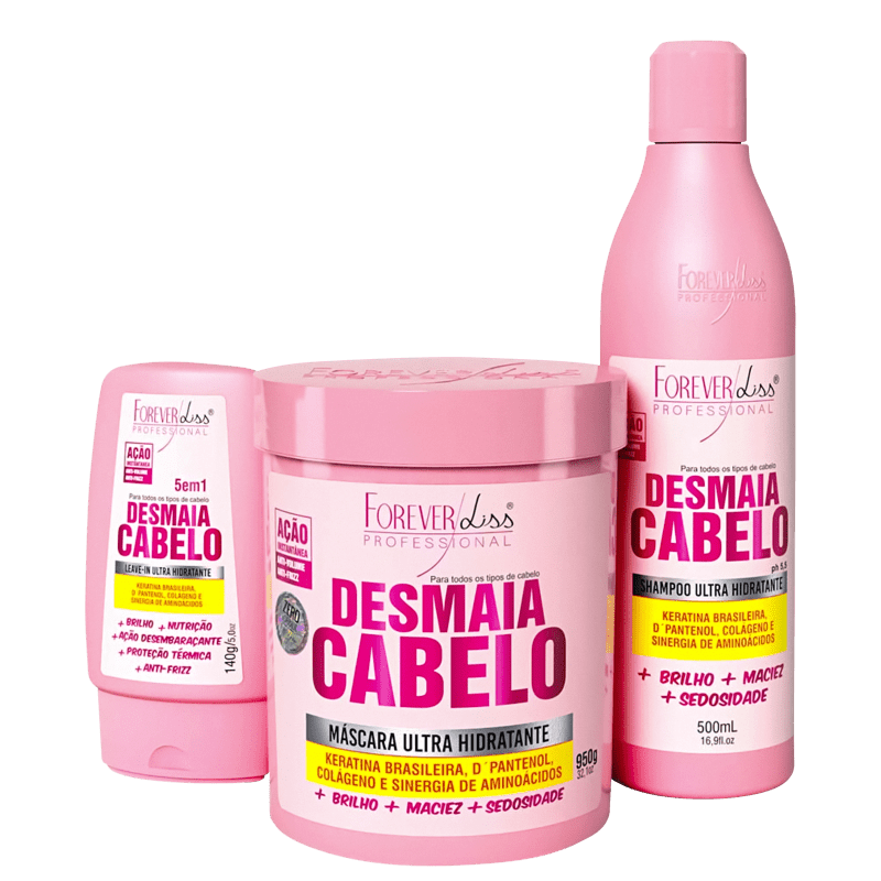 Kit Forever Liss Professional Desmaia Cabelo Trio Salon | Beleza na Web