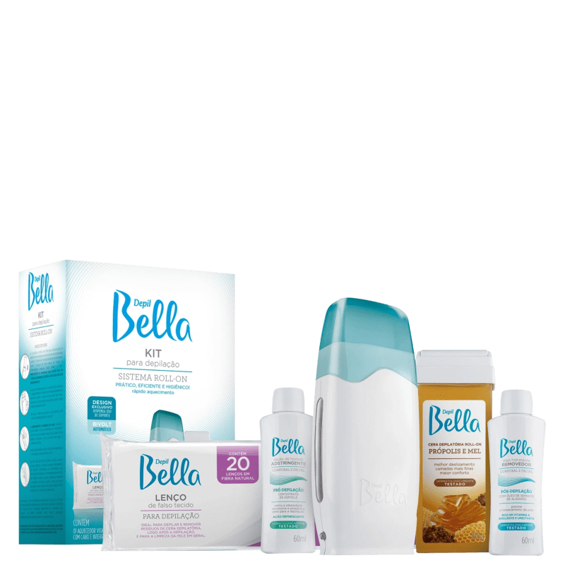 Kit Depil Bella para Depilação (5 Produtos) Menor preço em Kit Depil Bella para Depilação (5 Produtos)
