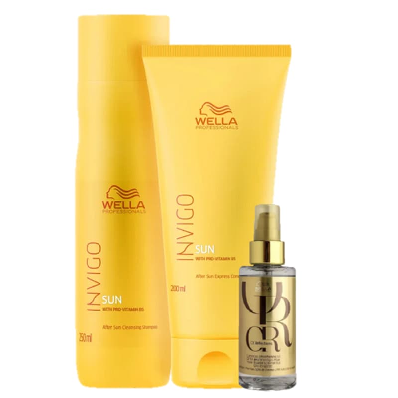 Wella Professionals Invigo Sun Duo Home Care e Oil Reflections 100ml Menor preço em Wella Professionals Invigo Sun Duo Home Care e Oil Reflections 100ml