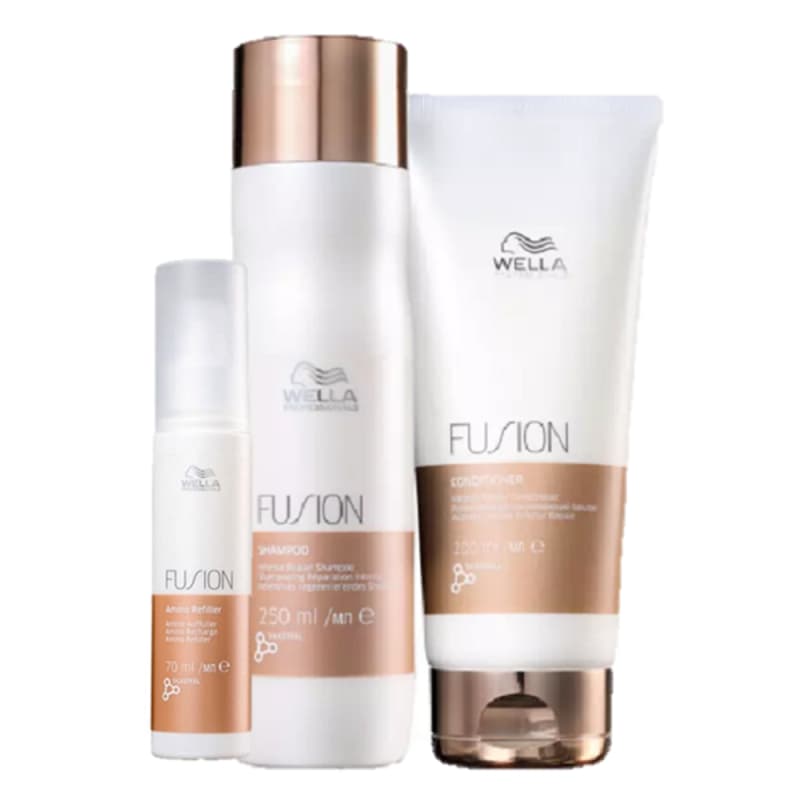 Kit Wella Professionals Fusion Home Care Intense Repair (3 Produtos) Menor preço em Kit Wella Professionals Fusion Home Care Intense Repair (3 Produtos)