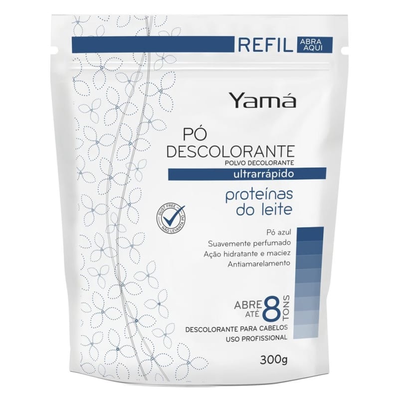 Yamá Proteínas do Leite – Pó Descolorante Refil 300g Menor preço em Yamá Proteínas do Leite – Pó Descolorante Refil 300g