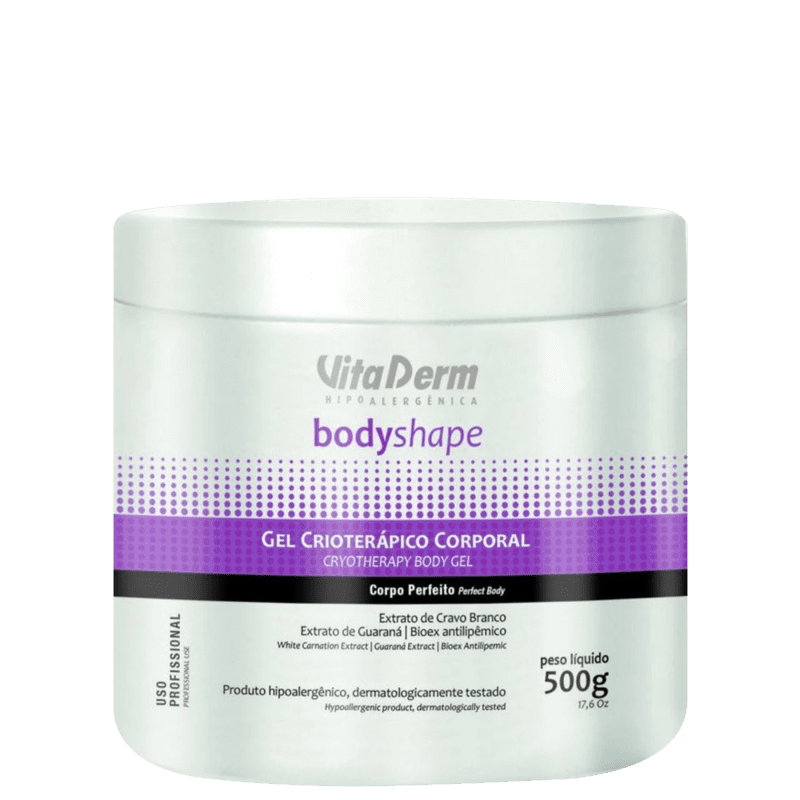 Vita Derm Body Shape - Gel Crioterápico Corporal 500g Menor preço em Vita Derm Body Shape - Gel Crioterápico Corporal 500g