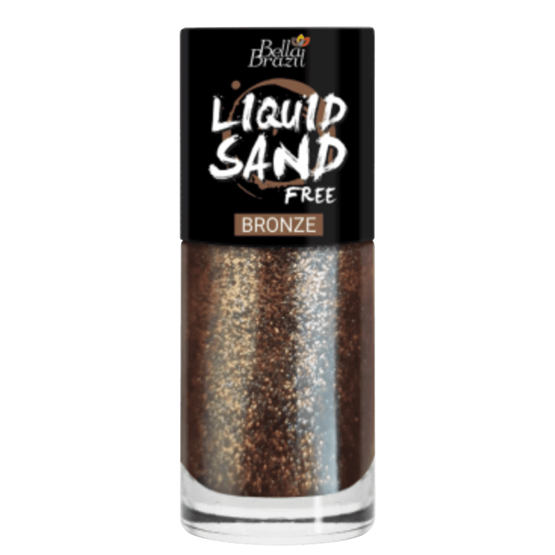 Bella Brazil Liquid Sand 1307 Bronze - Esmalte Efeito Cristal 9ml