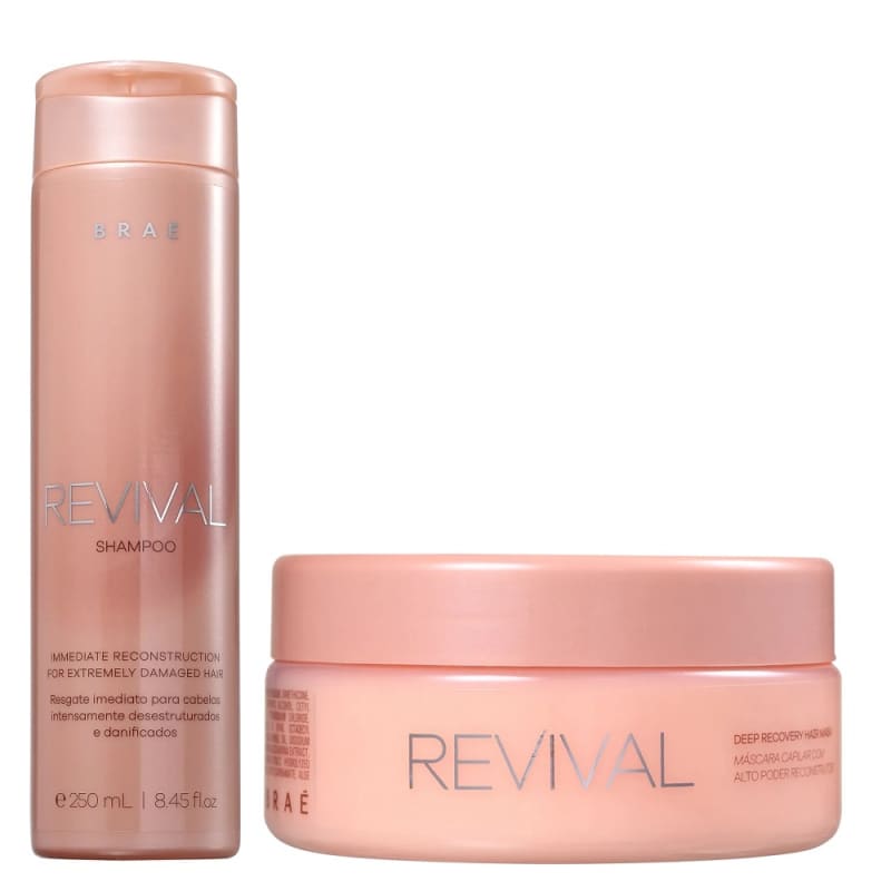 Kit Braé Revival Deep Recovery (2 Produtos) Menor preço em Kit Braé Revival Deep Recovery (2 Produtos)