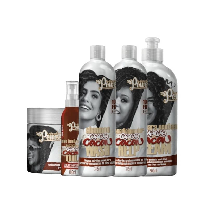 CREME DE PENTEAR COCO E CACAU CREAM WASH SOUL POWER - 500GR