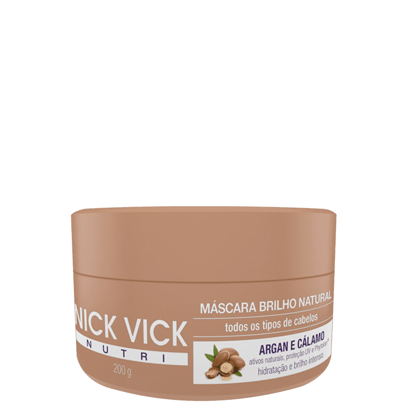 Nick & Vick Nutri Brilho Natural - Máscara Capilar 200g Menor preço em Nick & Vick Nutri Brilho Natural - Máscara Capilar 200g