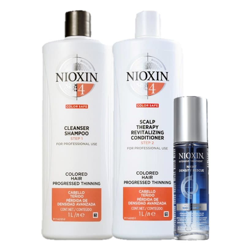 Kit Nioxin System 4 + Night Density Salon Beleza na 