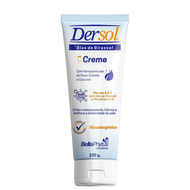 SELGRACE duplé creme 28g Creme Dersol Óleo Girassol Prata Coloidal 100g BellaPhytus