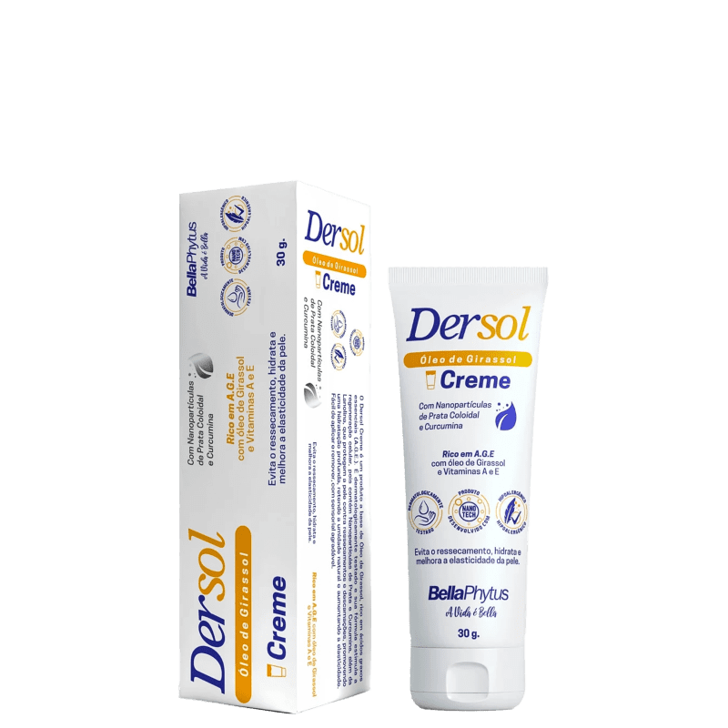 SELGRACE duplé creme 28g Creme Dersol Óleo Girassol Prata Coloidal 100g BellaPhytus
