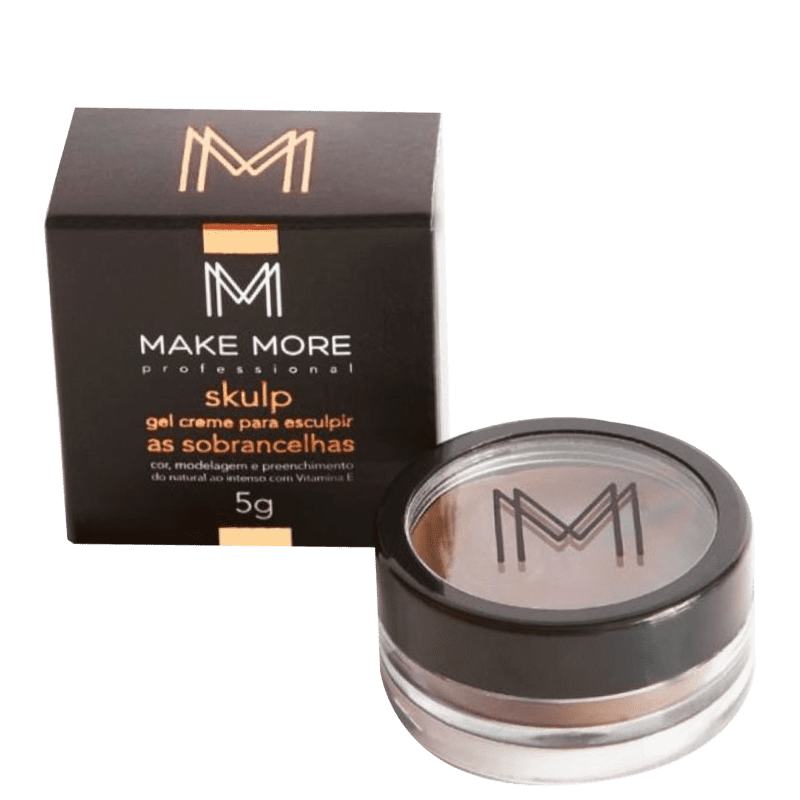 Make More Skulp Âmbar - Gel Creme para as Sobrancelhas 5g