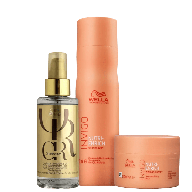 Kit Wella Professionals Invigo Nutri-Enrich Oil (3 Produtos) Menor preço em Kit Wella Professionals Invigo Nutri-Enrich Oil (3 Produtos)
