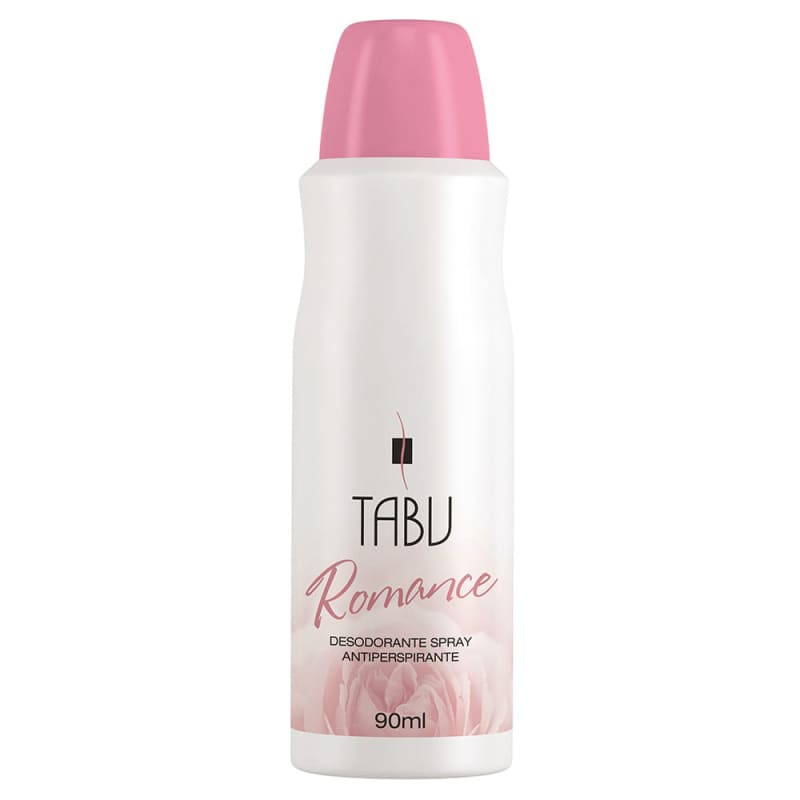 Tabu Romance - Desodorante Antitranspirante Spray 90ml Menor preço em Tabu Romance - Desodorante Antitranspirante Spray 90ml