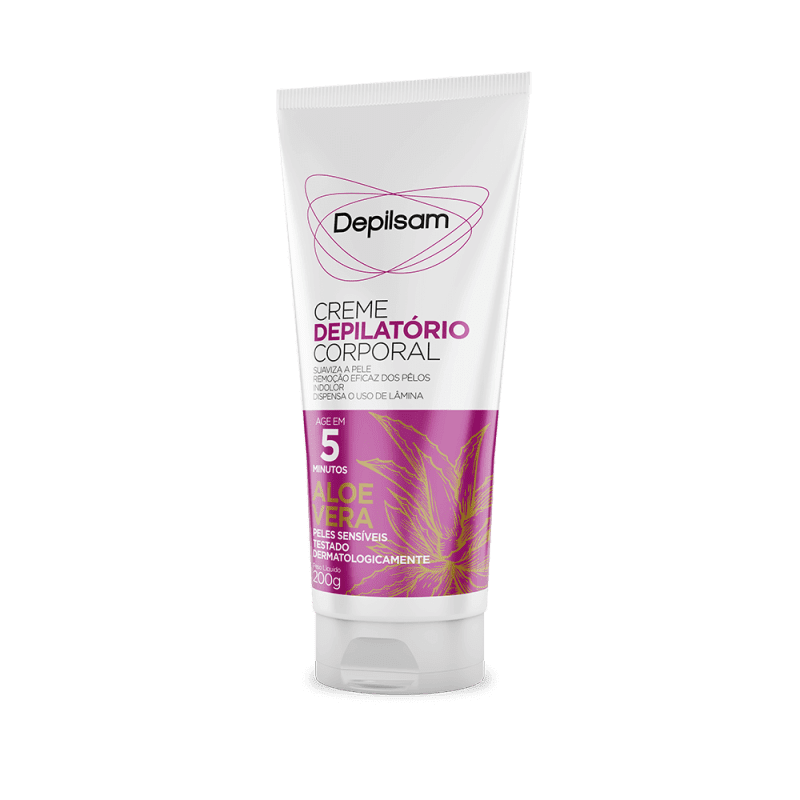 Depilsam Aloe Vera - Creme Depilatório Corporal 200g Menor preço em Depilsam Aloe Vera - Creme Depilatório Corporal 200g