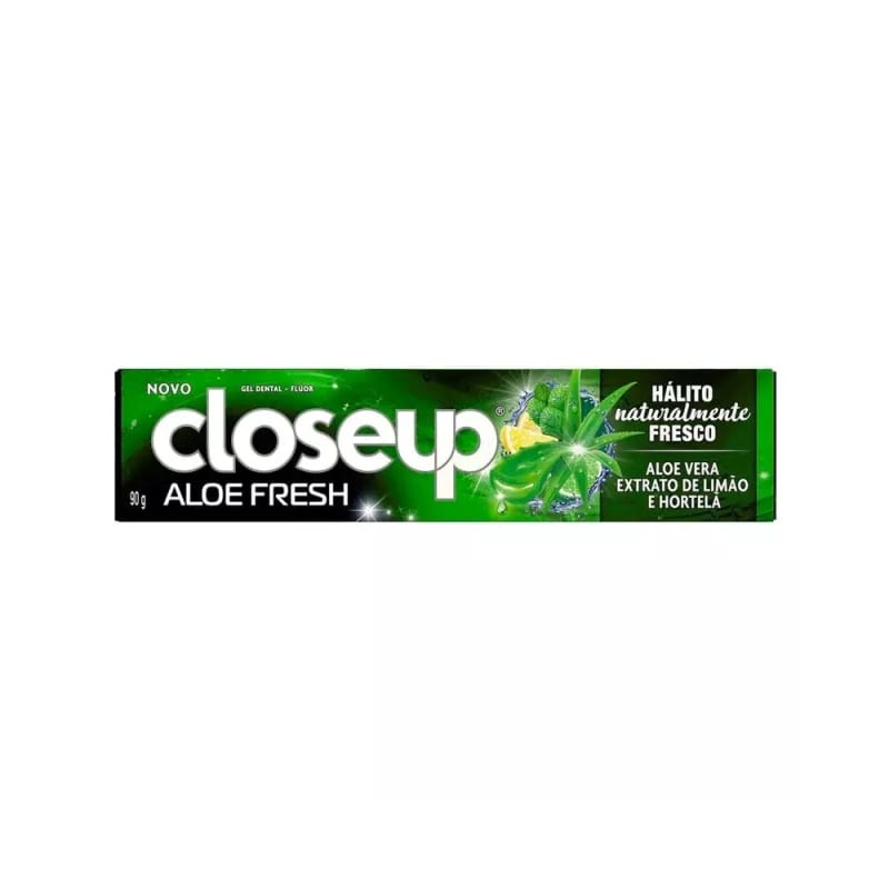 Creme Dental Close Up Gel Aloe Vera Free 90g Menor preço em Creme Dental Close Up Gel Aloe Vera Free 90g