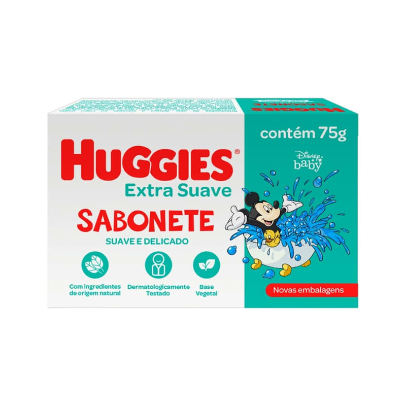 Sabonete Infantil Turma Da Mônica Huggies Suave 75G Menor preço em Sabonete Infantil Turma Da Mônica Huggies Suave 75G