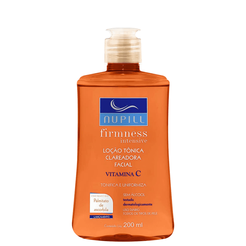Nupill Clareadora Vitamina C Firmness Intensive - Loção Tônica Facial 200ml Menor preço em Nupill Clareadora Vitamina C Firmness Intensive - Loção Tônica Facial 200ml