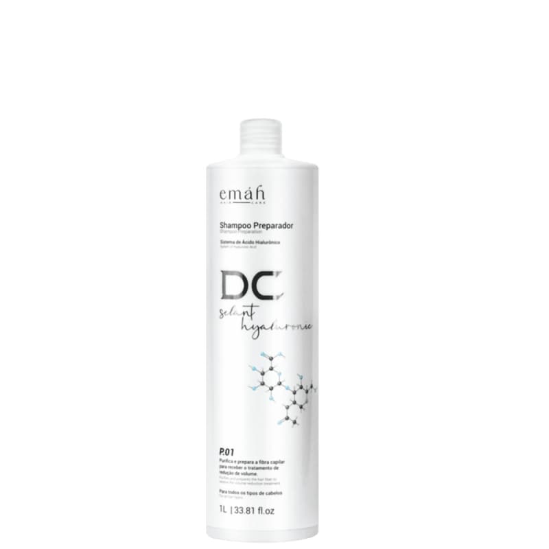 Kit Emáh Hair Care DC Selant Hyaluronic Salon Beleza na 