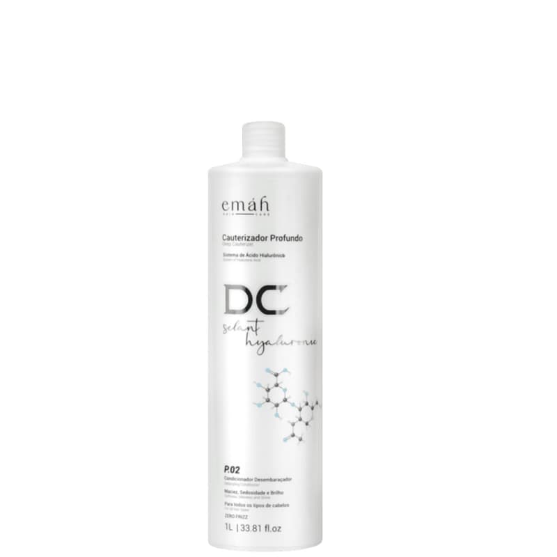 Kit Emáh Hair Care DC Selant Hyaluronic Salon Beleza na 