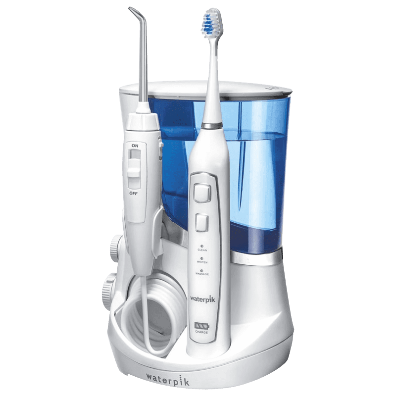 Irrigador Oral Waterpik WP861B Bivolt + Escova Sônica Menor preço em Irrigador Oral Waterpik WP861B Bivolt + Escova Sônica