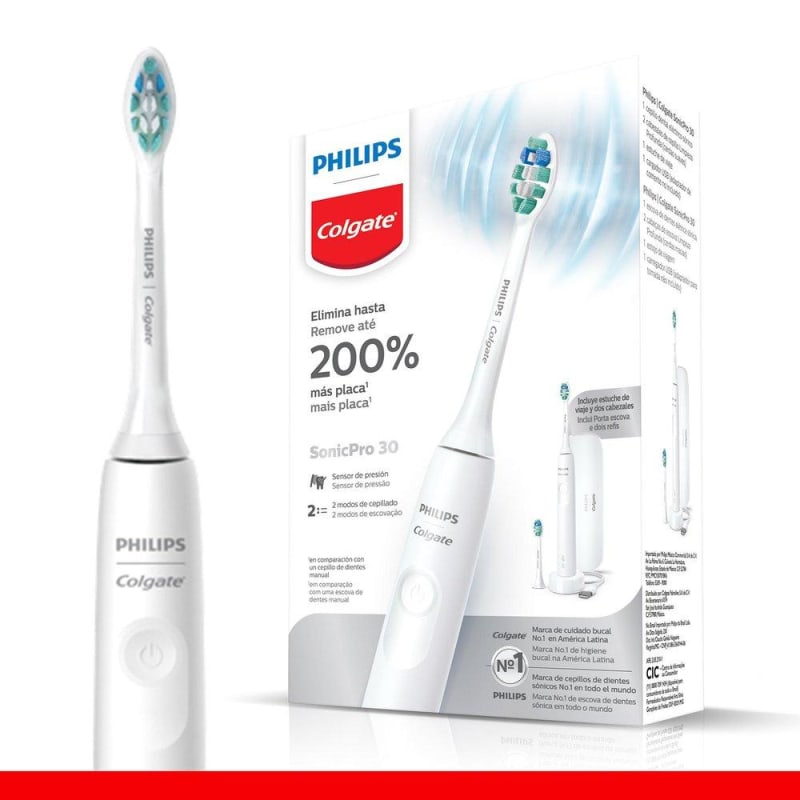 Escova de Dente Elétrica Philips Colgate SonicPro 30