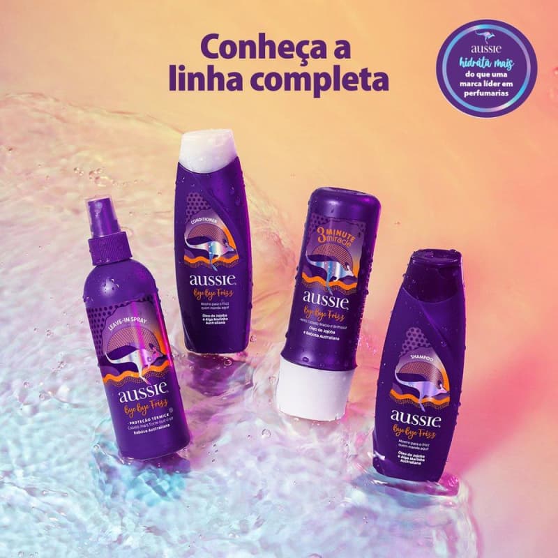 Kit com 6 Leavein Condicionadores Aussie Hair Insurance Spray 236ml
