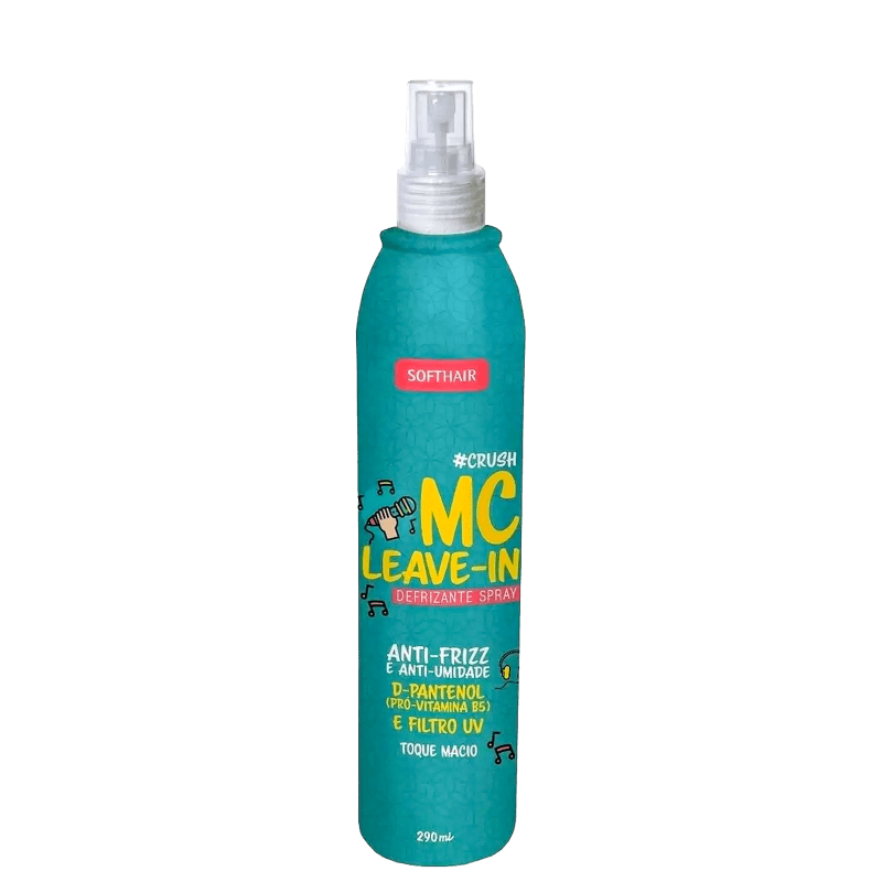 LeaveIn Soft Hair Mc LeaveIn Defrizante Spray Beleza na 